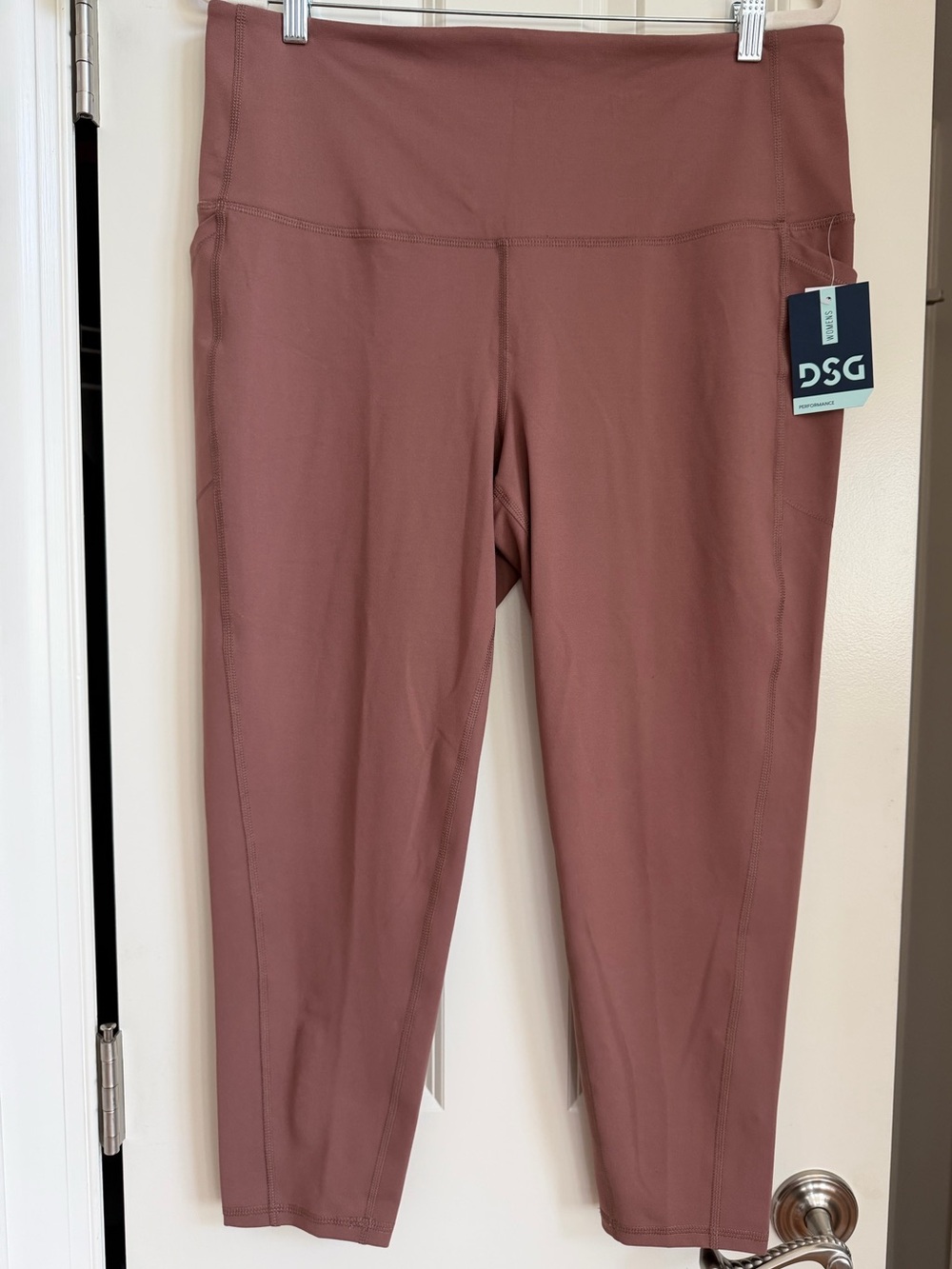 NWT DSG Women’s High Rise Performance Tights 2XL ‘Mink Shadow’ Brown Plus Dick’s